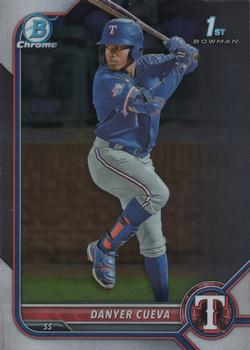 #BCP-173 Danyer Cueva FBC - Texas Rangers - 2022 Bowman - Chrome Prospects Baseball