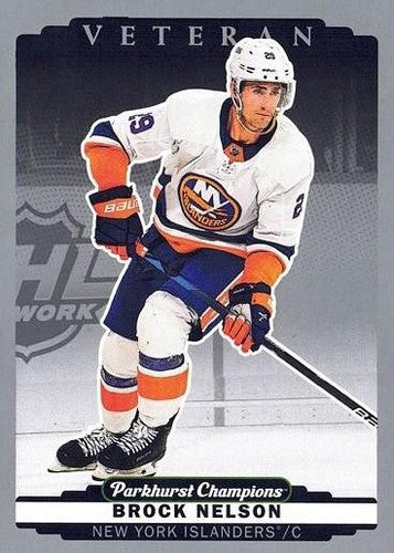 #173 Brock Nelson - New York Islanders - 2022-23 Parkhurst Champions - Silver Hockey