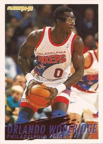 #173 Orlando Woolridge - Philadelphia 76ers - 1994-95 Fleer Basketball