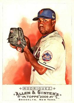 #173 Francisco Rodriguez - New York Mets - 2009 Topps Allen & Ginter Baseball