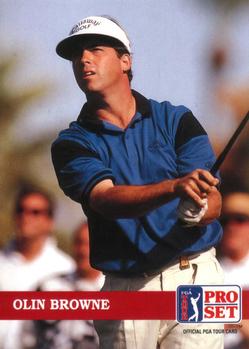 #174 Olin Browne - 1992 Pro Set PGA Tour Golf