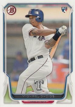 #174 Michael Choice - Texas Rangers - 2014 Bowman Baseball