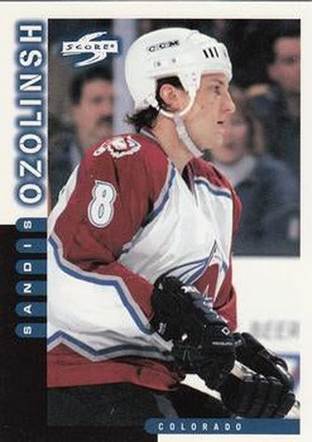 #174 Sandis Ozolinsh - Colorado Avalanche - 1997-98 Score Hockey