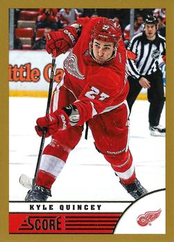 #174 Kyle Quincey - Detroit Red Wings - 2013-14 Score - Gold Hockey