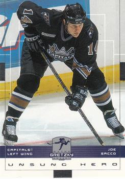 #174 Joe Sacco - Washington Capitals - 1999-00 Upper Deck Wayne Gretzky Hockey