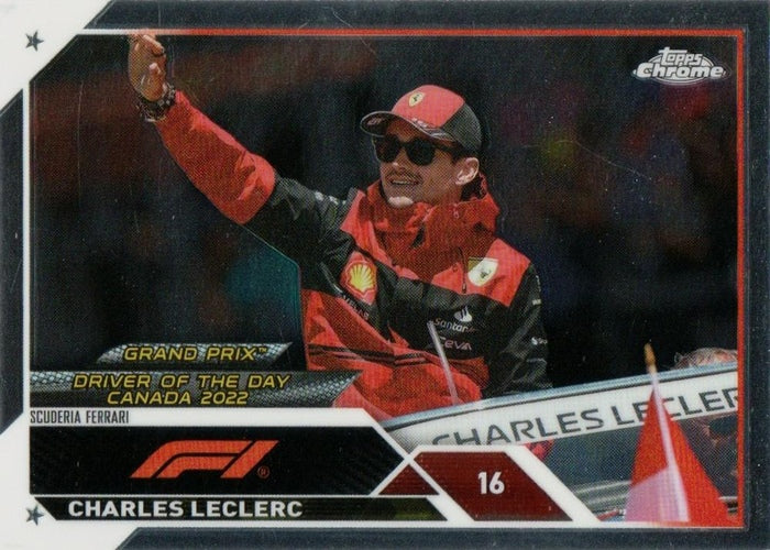 #174 Charles Leclerc - Scuderia Ferrari - 2023 Topps Chrome Formula 1 Racing