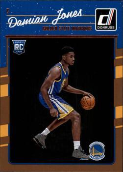 #174 Damian Jones - Golden State Warriors - 2016-17 Donruss Basketball