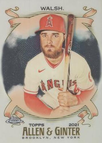 #174 Jared Walsh - Los Angeles Angels - 2021 Topps Allen & Ginter Chrome Baseball