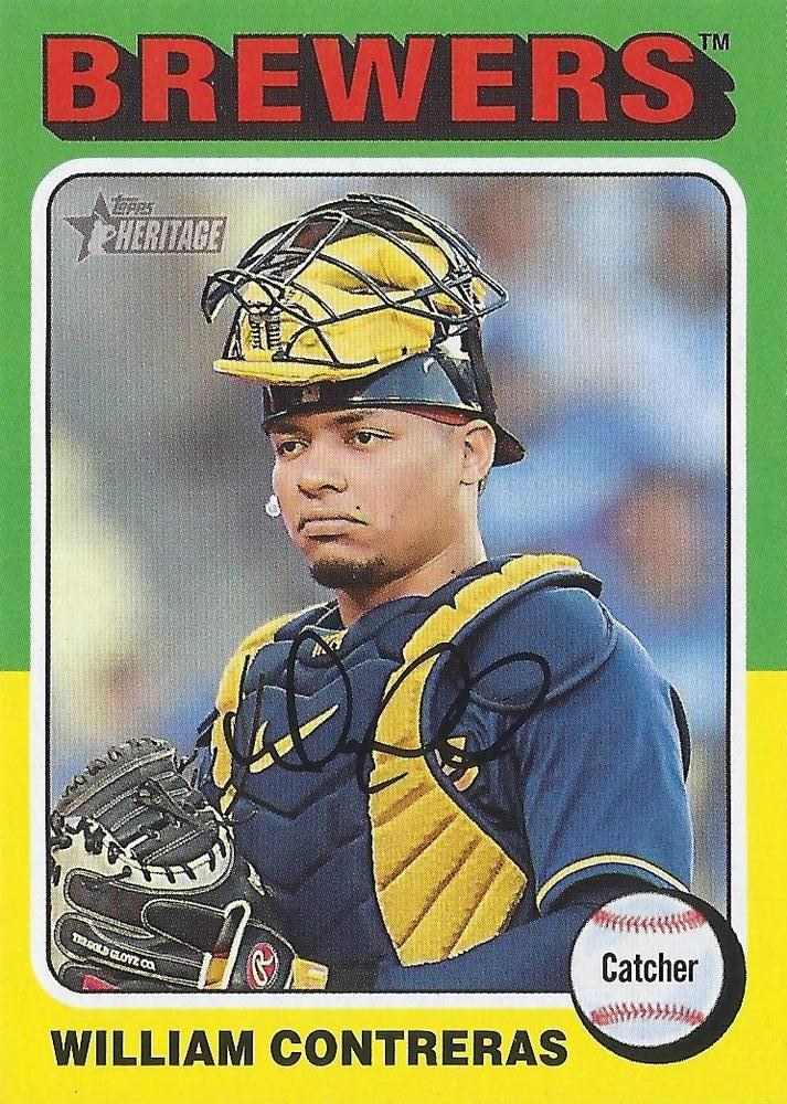#174 William Contreras - Milwaukee Brewers - 2024 Topps Heritage Baseball