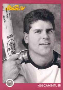 #174 Ken Caminiti - Houston Astros - 1991 Studio Baseball