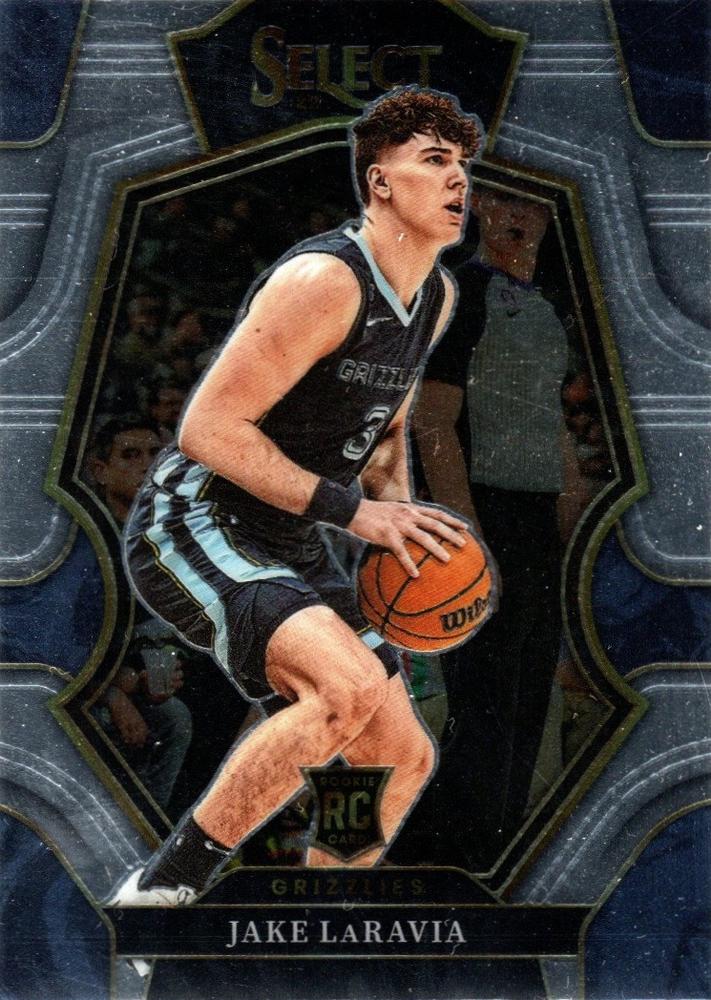#175 Jake LaRavia - Memphis Grizzlies - 2022-23 Panini Select Basketball