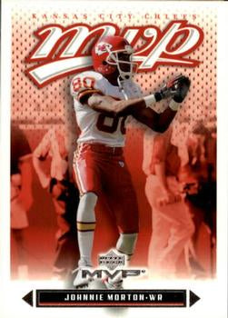 #175 Johnnie Morton - Kansas City Chiefs - 2003 Upper Deck MVP Football