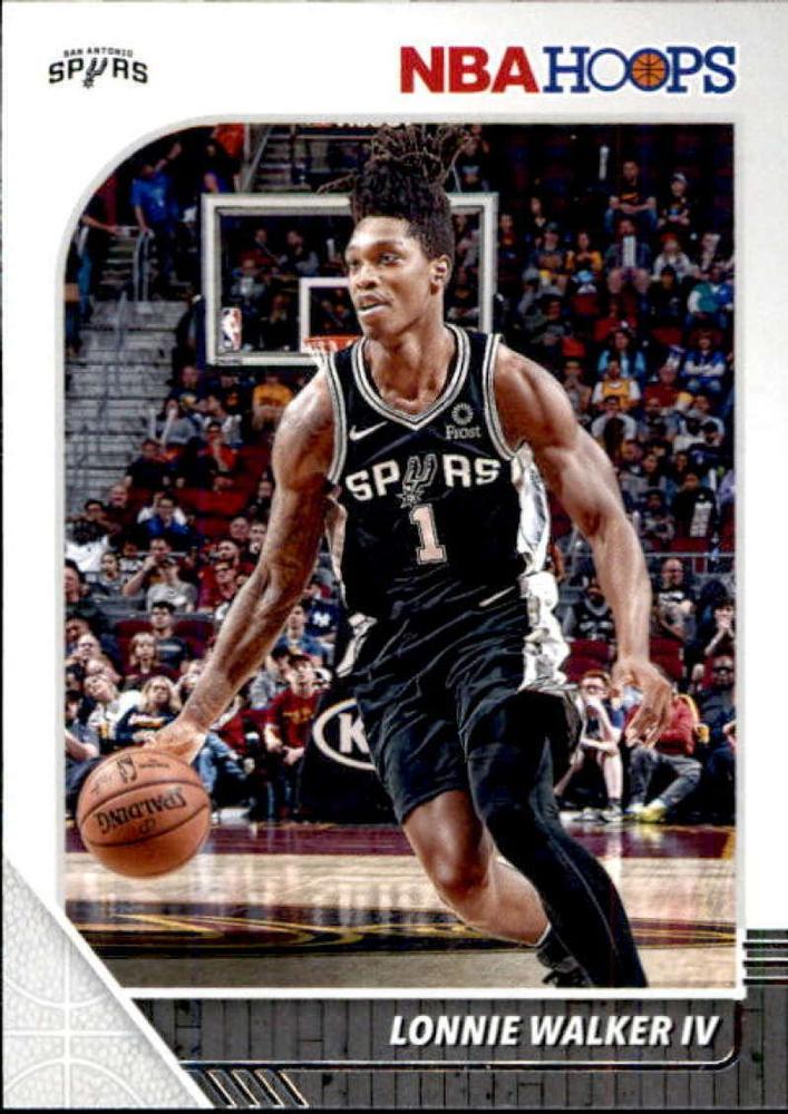 #175 Lonnie Walker IV - San Antonio Spurs - 2019-20 Hoops Basketball