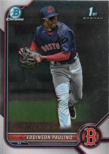 #BCP-175 Eddinson Paulino FBC - Boston Red Sox - 2022 Bowman - Chrome Prospects Baseball