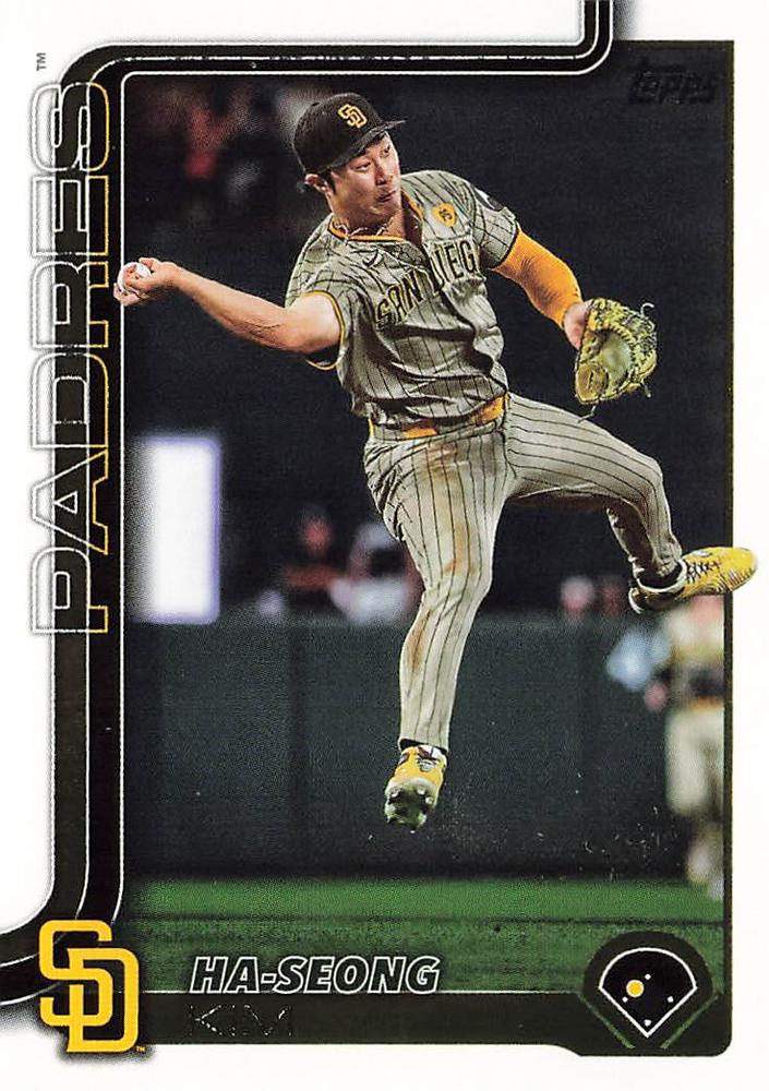 #175 Ha-Seong Kim - San Diego Padres - 2025 Topps Baseball