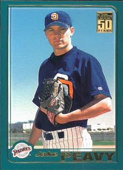 #T175 Jake Peavy - San Diego Padres - 2001 Topps Traded & Rookies Baseball