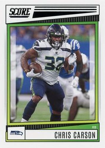 #175 Chris Carson - Seattle Seahawks - 2022 Score Football