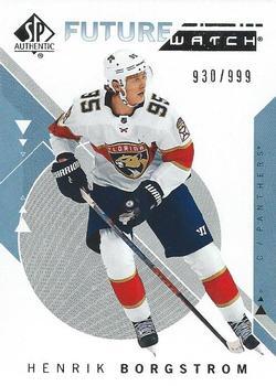 #175 Henrik Borgstrom - Florida Panthers - 2018-19 SP Authentic Hockey