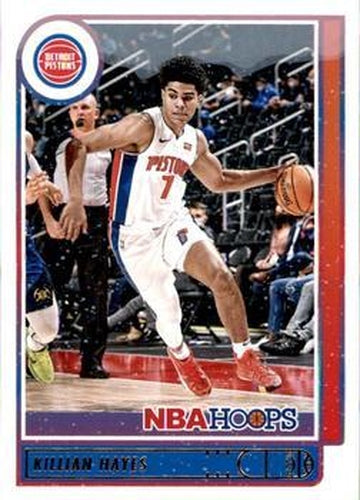 #175 Killian Hayes - Detroit Pistons - 2021-22 Hoops Winter Basketball