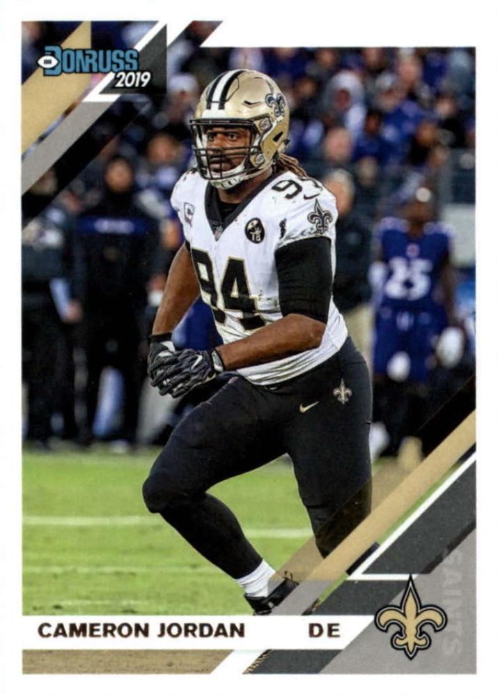 #175 Cameron Jordan - New Orleans Saints - 2019 Donruss Football