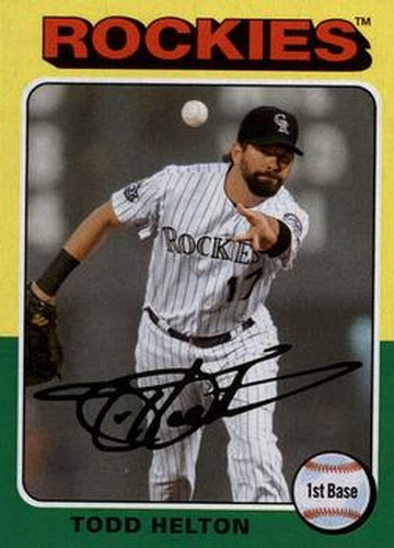 #175 Todd Helton - Colorado Rockies - 2019 Topps Archives Baseball
