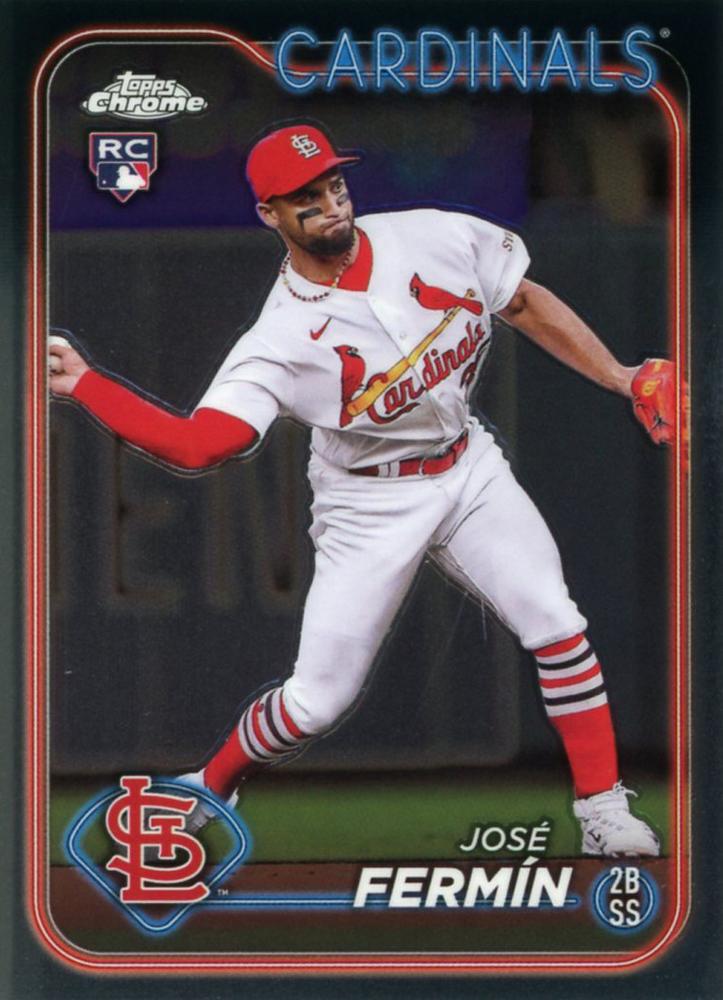 #175 José Fermín - St. Louis Cardinals - 2024 Topps Chrome Baseball