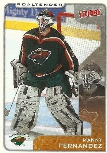 #175 Manny Fernandez - Minnesota Wild - 2001-02 Upper Deck Victory Hockey