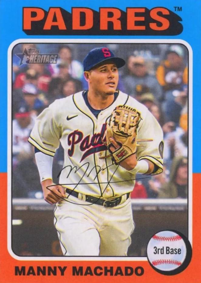 #175c Manny Machado - San Diego Padres - 2024 Topps Heritage Baseball