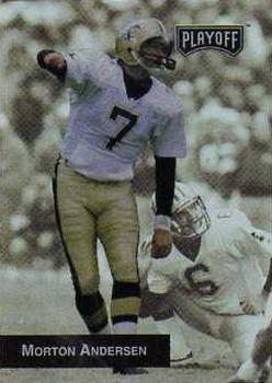 #176 Morten Andersen - New Orleans Saints - 1993 Playoff Football