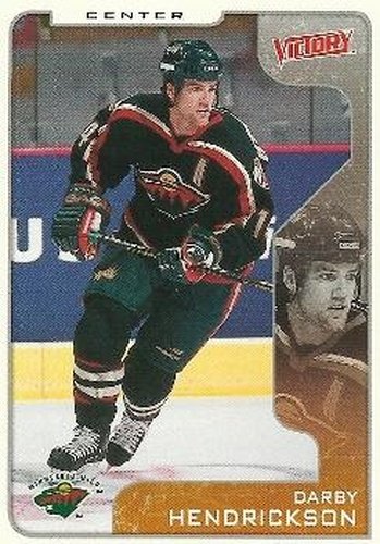 #176 Darby Hendrickson - Minnesota Wild - 2001-02 Upper Deck Victory Hockey