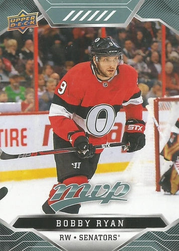 #176 Bobby Ryan - Ottawa Senators - 2019-20 Upper Deck MVP Hockey