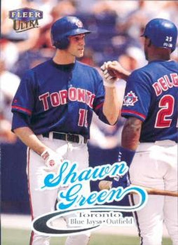 #176 Shawn Green - Toronto Blue Jays - 1999 Ultra Baseball