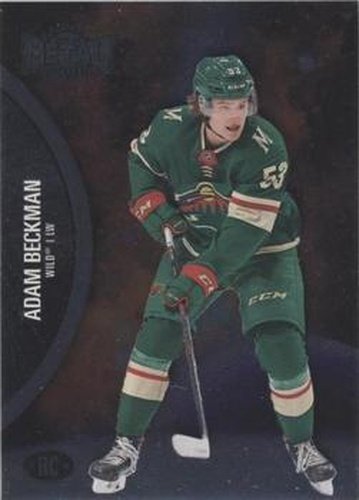 #176 Adam Beckman - Minnesota Wild - 2021-22 Skybox Metal Universe Hockey