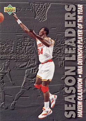 #176 Hakeem Olajuwon - Houston Rockets - 1993-94 Upper Deck Basketball