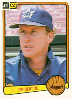 #176 Jim Beattie - Seattle Mariners - 1983 Donruss Baseball