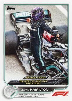#176 Lewis Hamilton - Mercedes-AMG Petronas Formula One Team - 2022 Topps Formula 1 Racing