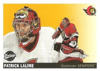 #176 Patrick Lalime - Ottawa Senators - 2002-03 Upper Deck Vintage Hockey