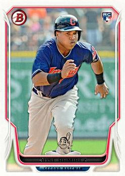#176 Jose Ramirez - Cleveland Indians - 2014 Bowman Baseball