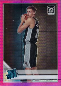 #176 Luka Samanic - San Antonio Spurs - 2019-20 Donruss Optic - Hyper Pink Basketball