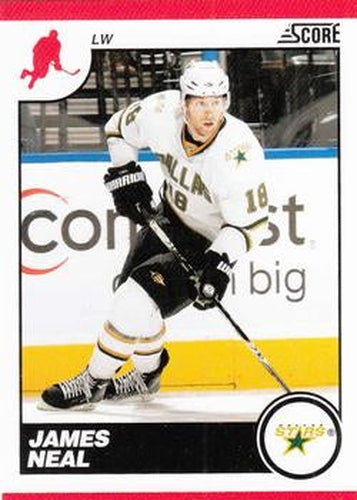 #176 James Neal - Dallas Stars - 2010-11 Score Hockey