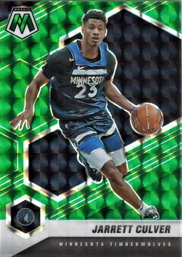 #176 Jarrett Culver - Minnesota Timberwolves - 2020-21 Panini Mosaic - Mosaic Green Basketball
