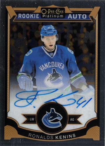 #177 Ronalds Kenins - Vancouver Canucks - 2015-16 O-Pee-Chee Platinum Hockey