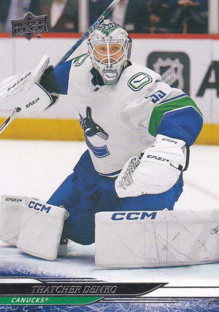 #177 Thatcher Demko - Vancouver Canucks - 2024-25 Upper Deck Hockey