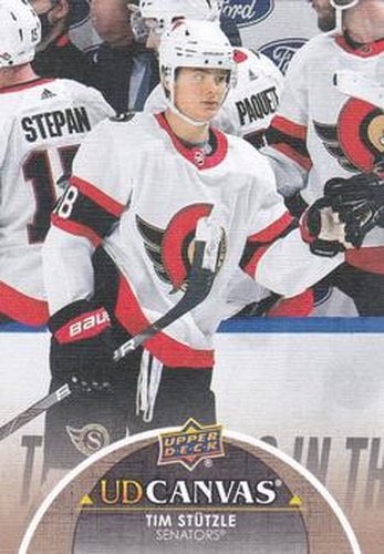 #C177 Tim Stutzle - Ottawa Senators - 2021-22 Upper Deck - UD Canvas Hockey