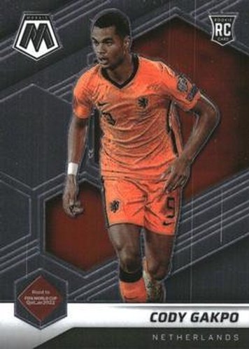 #177 Cody Gakpo - Netherlands - 2021-22 Panini Mosaic Road to FIFA World Cup Soccer