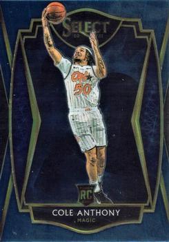 #177 Cole Anthony - Orlando Magic - 2020-21 Panini Select - Blue Basketball
