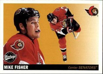 #177 Mike Fisher - Ottawa Senators - 2002-03 Upper Deck Vintage Hockey