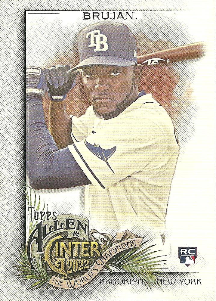 #177 Vidal Brujan - Tampa Bay Rays - 2022 Topps Allen & Ginter Baseball