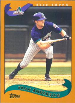 #177 Brian Anderson - Arizona Diamondbacks - 2002 Topps Baseball