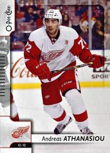 #178 Andreas Athanasiou - Detroit Red Wings - 2017-18 O-Pee-Chee Hockey